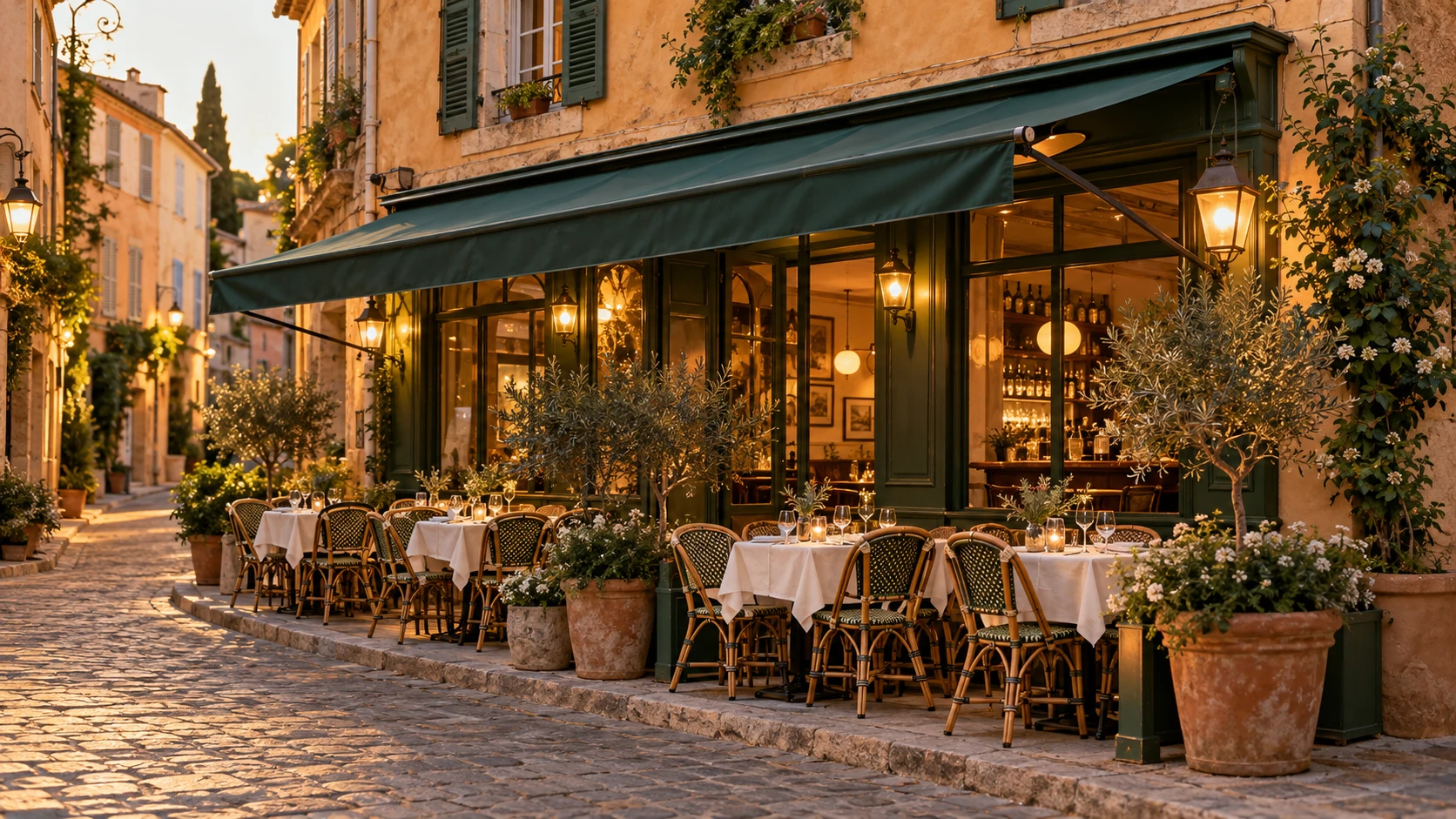 Brasserie dans la vieille ville, illustration de l’annonce