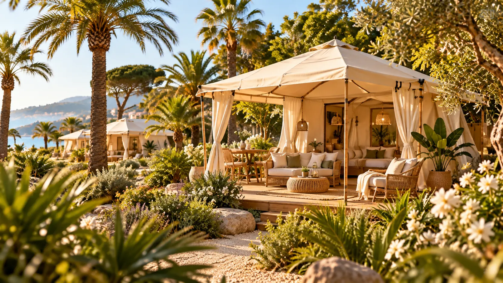 Camping sur la Riviera